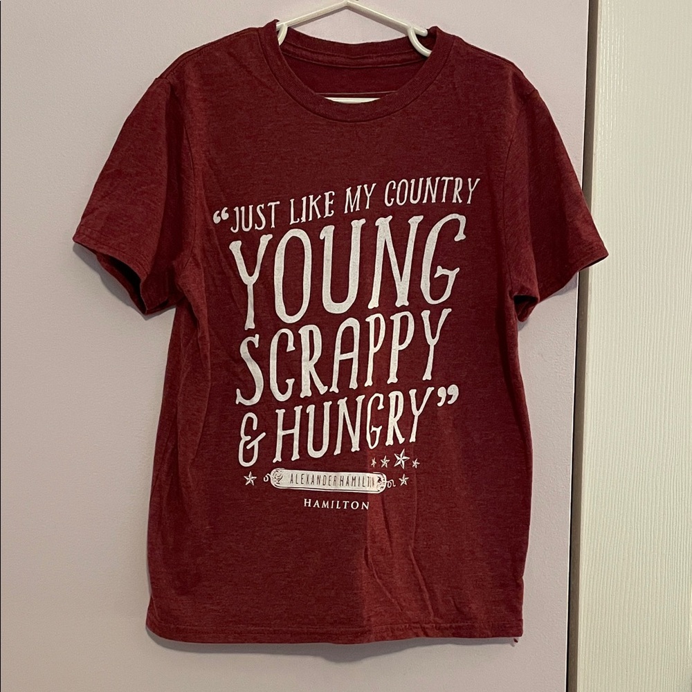 Hamilton the Musical Red Graphic Kids T-Shirt